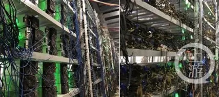 Expansive Bitcoin mining farm harnessing electricity rate perks