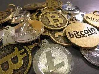 Bitcoin mining farm powered by solar panels